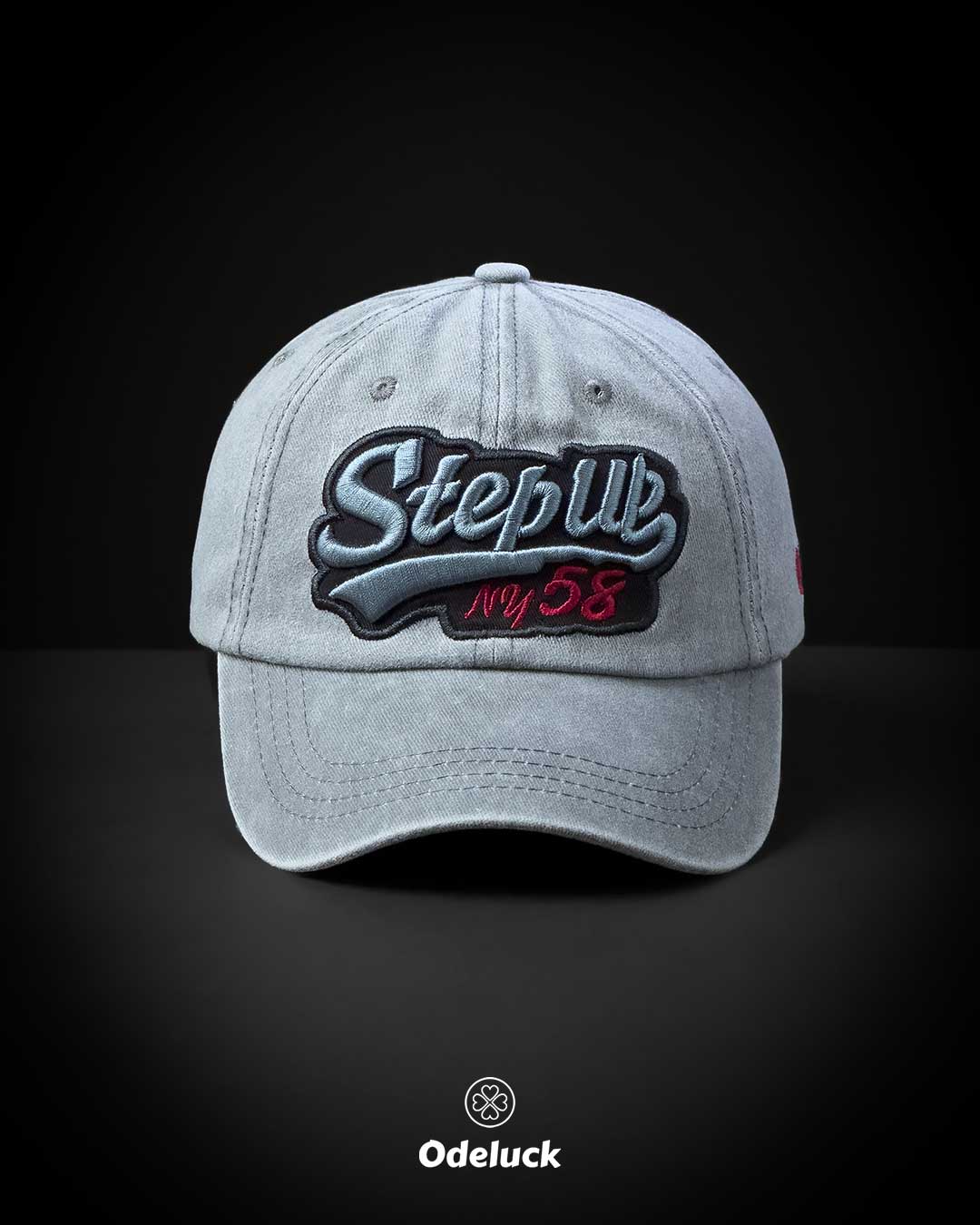 کلاه بیسبالی کتان سنگشور Step Up رنگ طوسی روشن