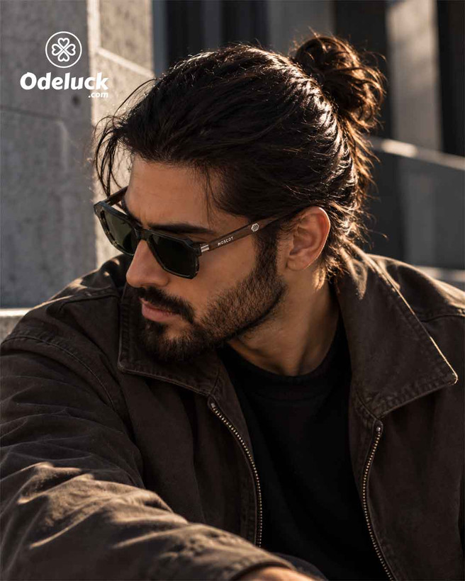 استایل تنخور مدل مردانه با عینک آفتابی چندضلعی MOSCOT JW 7007 کد 465