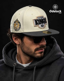 تنخور روی سر مدل مرد نمای سه رخ کلاه بک فیت نیو ارا LOS ANGELES KINGS سایز ۵۷.۷ | کد 418