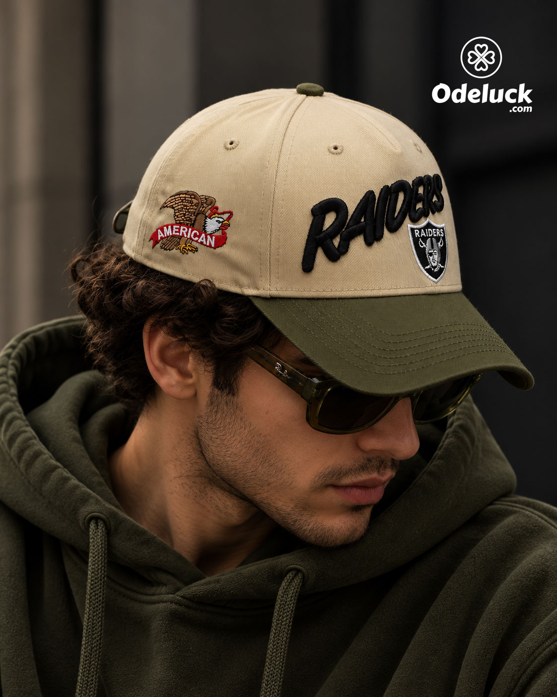 کلاه بیسبالی تاج‌دار اسنپ بک نیو ارا RAIDERS کرم | کد 434