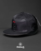 نمای جانبی کلاه نیو ارا 59FIFTY چریکی با لوگوی Angels و نقاب صاف کد 491
