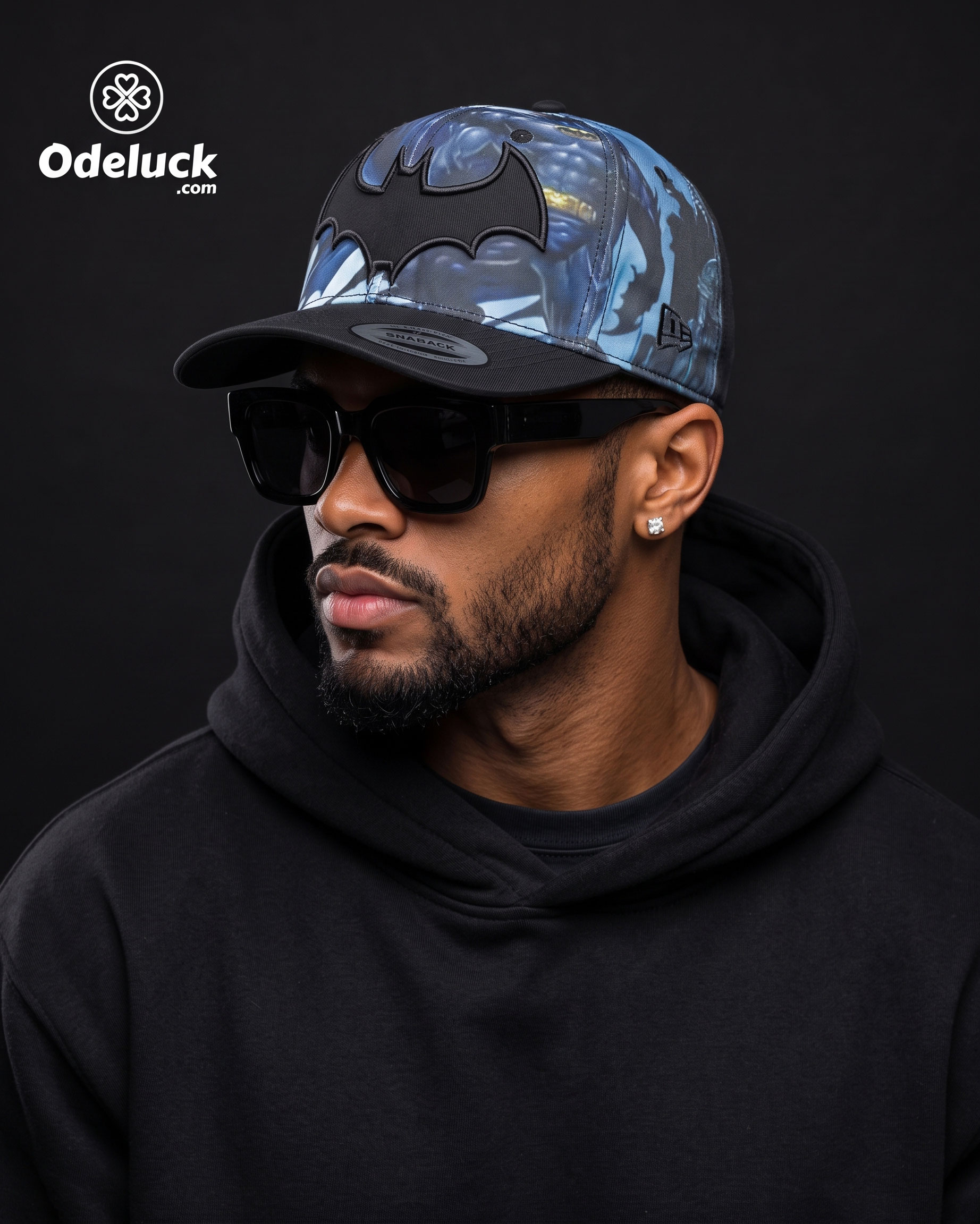 تنخور ژورنالی کلاه اسنپ‌بک نیو ارا 9FIFTY مدل BATMAN کد 497 با هودی مشکی
