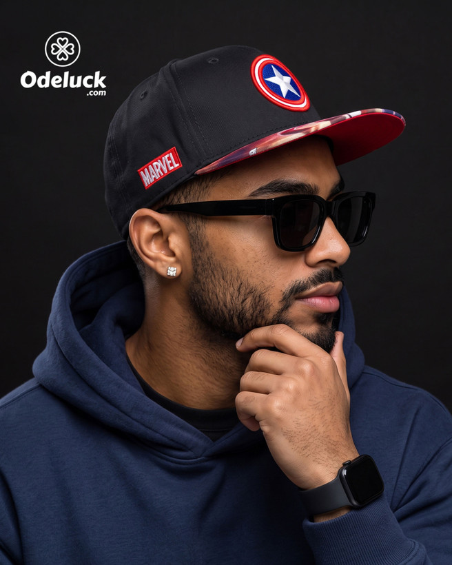 کلاه اسنپبک نیو ارا سری G-SHOCK مدل CAPTAIN AMERICA سوپر مستر | کد 499