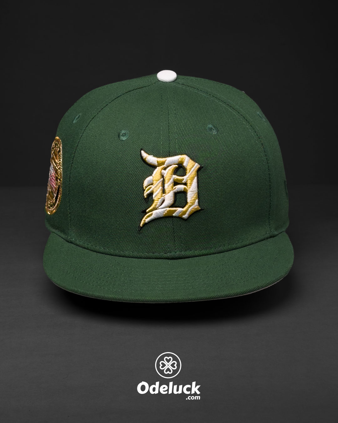نمای روبهرو کلاه بکفیت نیو ارا DETROIT TIGERS سبز سایز 57.7 کد 506