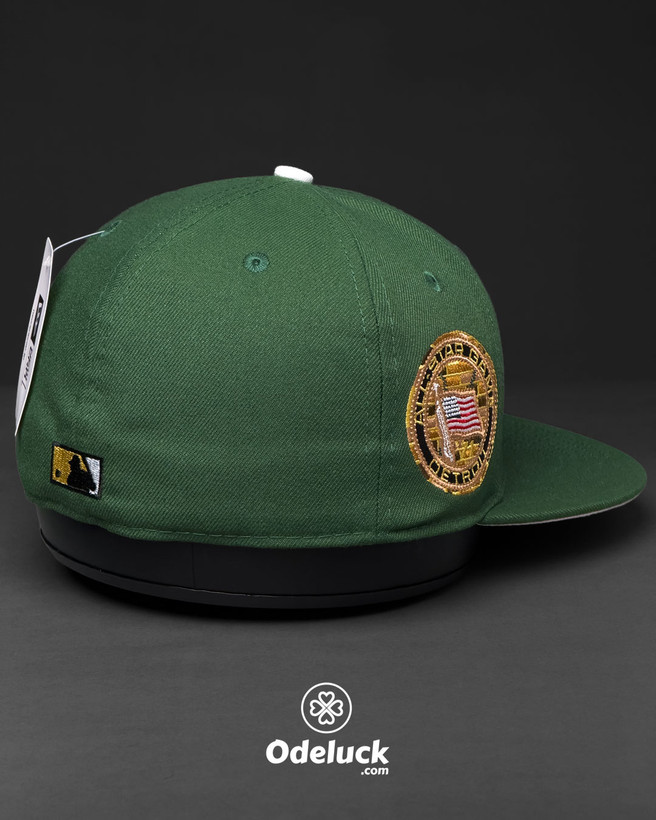 نمای پشت و کنار کلاه DETROIT TIGERS با پچ ALL STAR و نشان MLB کد 506