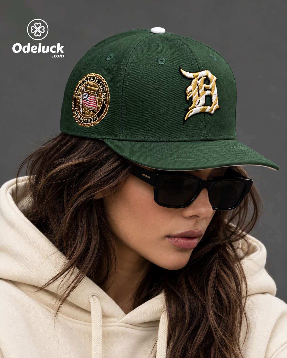 تنخور ژورنالی کلاه بک‌فیت نیو ارا DETROIT TIGERS سبز کد 506