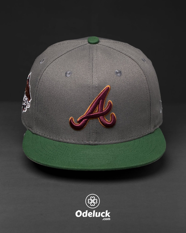 نمای روبهرو کلاه بکفیت نیو ارا ATLANTA BRAVES مدل WORLD SERIES 1999 کد 510