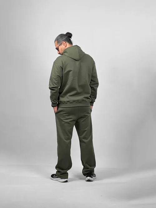 ست هودی شلوار سه نخ داخل کرک Basic