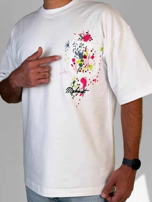 تیشرت گلدوزی Machinist